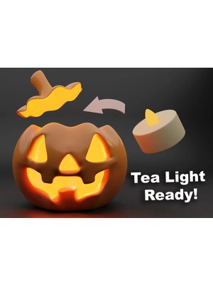 Home Halloween Balkabağı Mumluk
