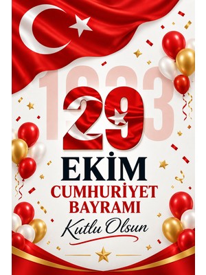 Promisebackdrop2 150X200 Cm, 29 Ekim Cumhuriyet Bayramı, Okul Etkinlik Kumaş Fon