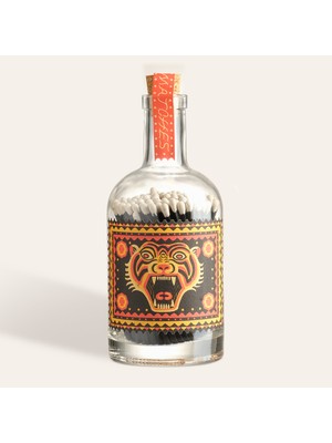 Zsa Zsa Zsu Roar Stamp Renkli Ahşap Kibrit Hediyelik Eşya 19 Cm X 8 Cm