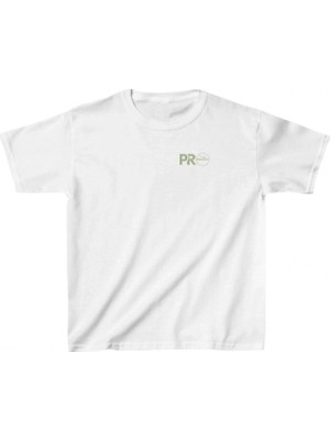 Pileli Store Çocuk Baskılı T-Shirt - Beyaz