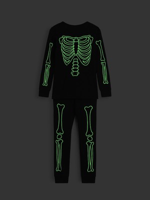 Gap Bebek Siyah Halloween Pijama Takımı