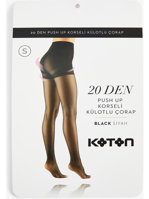 Koton 20 Den Push Up Korseli Külotlu Çorap