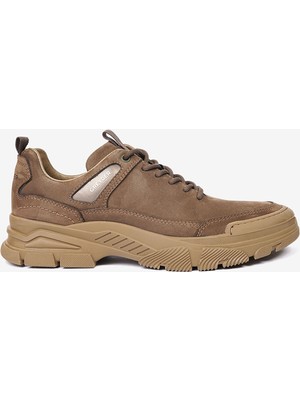 Greyder Erkek Duman Hakiki Deri Sneaker Ayakkabı 4K1UA14994