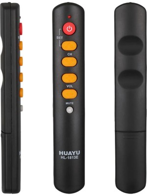 Frankever Huayu HL-1813E V2 6 Tuşlu Öğrenebilir Üniversal Kumanda  ( Yaşlılar-Oteller ve Hastahaneler Için )