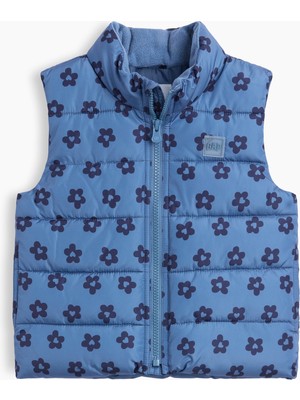 Gap Erkek Bebek Mavi Puffer Şişme Yelek