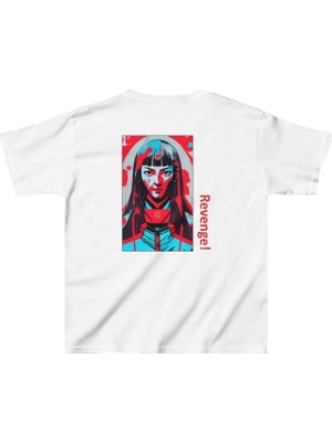 Pileli Store Çocuk Baskılı T-Shirt - Beyaz