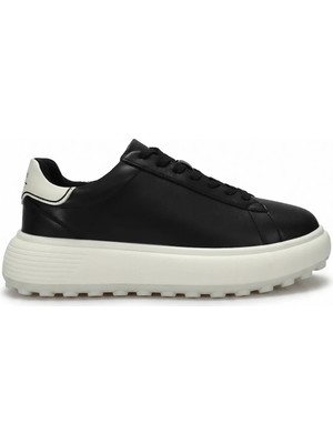 Lufian 111230270 Rainbow Erkek Hakiki Deri Klasik Sneaker Siyah