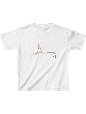Pileli Store Çocuk Baskılı T-Shirt - Beyaz