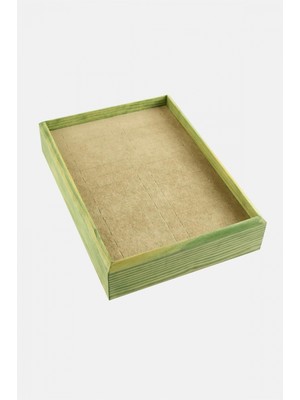 Pileli Store Ahşap Anfora Kumaş Bileklik Standı 17*24