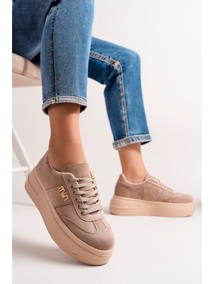 Bahrina Kadın Kalın Taban Tokalı Sneaker