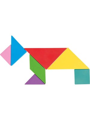NW NessiWorld 03 569 Ahşap Manyetik Tangram -Nessiworld Oyuncak