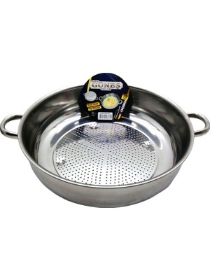 Store No-3 - 30CM Basık Süzek Metal Süzgeç