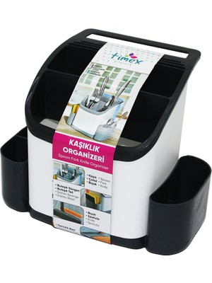Store Plastik Kaşıklık Organizer Tezgah Üstü