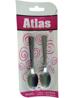 Store 6 Parça  Metal Çay Kaşık