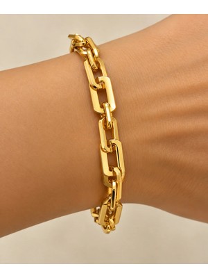 Semtim Kuyumculuk Sertifikalı 316L Çelik Prestige Gurmet Gold Bileklik Rose Altın