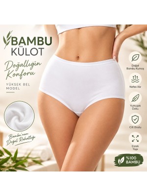 ogonline Donamor Yüksel Bel Bambu Cilt Dostu Kadın Toparlayıcı Külot
