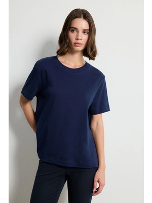 Love My Body Basic Tişört Lacivert 175L9681003