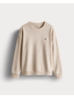 Ellesse 5WF3540-BGM Kadın Sweat Bej