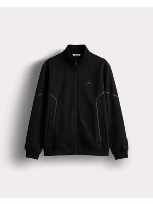 Ellesse 5WM1545-BK Erkek Fermuarlı Sweat Siyah