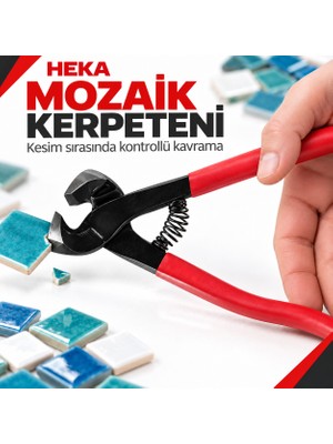 Heka Cam Mozaik Kırma Kerpeteni Alman Malı