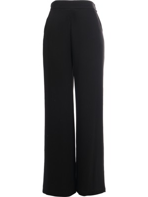 Modiva Minimalist Geniş Paça Kadın Pantolon - Yüksek Bel - Günlük