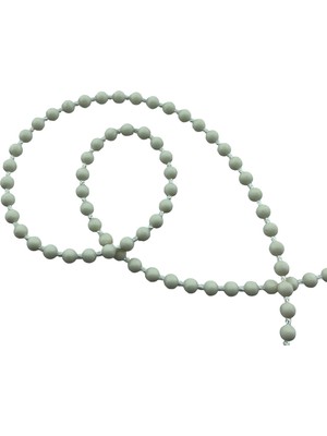 erfleks Plastik Sonlu Zincir Krem - SPY082 - 1 metre