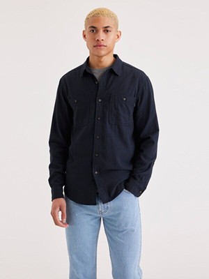 Dockers Minimalist Uzun Kol Erkek Gömlek - Günlük Stil