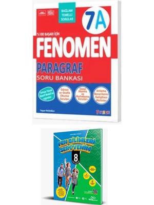 2027 Fenomen 7. Sınıf Paragraf Maarif Model Soru Bankası A + Matematik Serüvenim 8