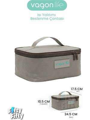St. Morritz Isı Yalıtımlı Termal Yemek Beslenme Çantası Mama Taşıma Termos Çanta Sıcak ve Soğuk -FFVGNB1061