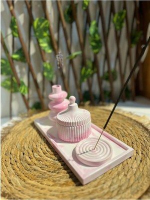 St. Morritz Pembe Dekorotif Obje