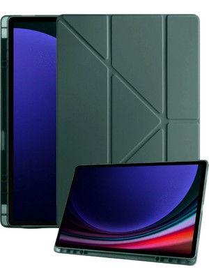 Galaxy X730 Tab S11 Kalemlikli Mars Tablet Kılıfı - Koyu Yeşil