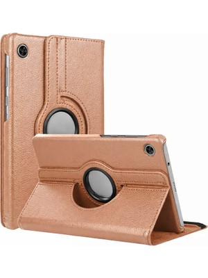 Galaxy Tab A11 360 Tablet Deri Kılıf - Rose