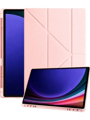 Galaxy X730 Tab S11 Kalemlikli Mars Tablet Kılıfı - Rose