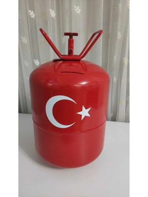 St. Morritz Kırmızı Tüp Figürlü Kumbara