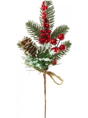 Pileli Store Çamlı Kokina Yılbaşı Süsü 31 cm
