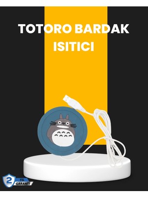 Aslanoğlu Store Totoro Desenli USB Bardak Isıtıcı Kahve Çay Sıcak Tutucu Altlık