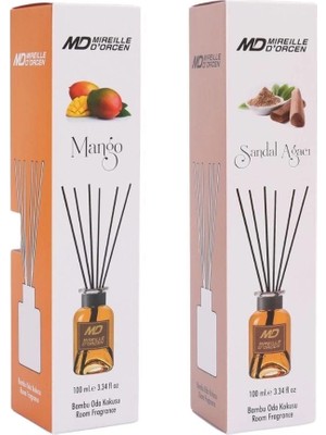 Aslanoğlu Store 100 ml Yuvarlak Şişe Bambu Oda Kokusu