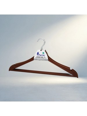 Aslanoğlu Store Metal Başlıklı 3 Parça Plastik Wody Askı Pratik ve Dayanıklı Kullanım