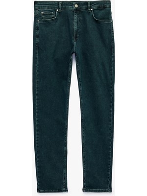 Koton Normal Bel Cepli Pamuklu Slim Fit Jean Pantolon - Brad Jean