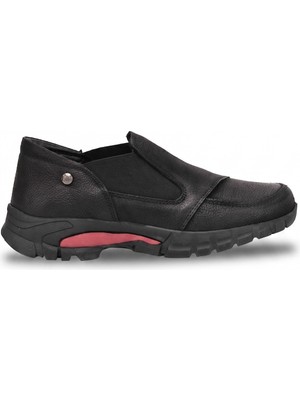 Mammamia D26KA-3510 Kadın Hakiki Deri Casual Ayakkabı Siyah