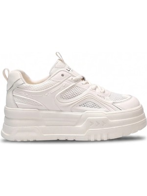 Lufian 121230033 Tomris 25K Kadın Hakiki Deri Klasik Sneaker Beyaz