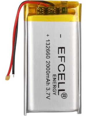 Aslanoğlu Store Efcell 132660 2000MAH 3.7V Lityum Polimer (Li-Po) Şarj Edilebilir Pil