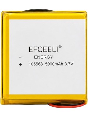 Aslanoğlu Store Efcell 105568 5000MAH 3.7V Lityum Polimer (Li-Po) Şarj Edilebilir Pil