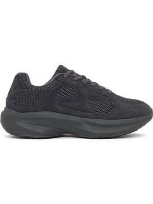 Derimod Erkek Gri Bağcıklı Kalın Tabanlı Kumaş Sneaker WM68006665