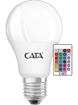 Cata CT-4058B/5 9W Rgb Ampul 5li (Uzaktan Kumandalı)(Beyaz)