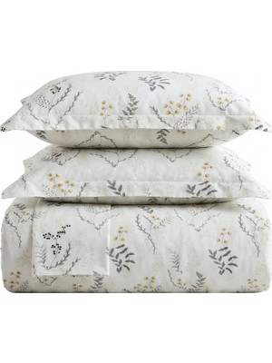 Cicim Home Aqua %100 Pamuk Çift Kişilik Nevresim Takımı 6 Parça Premium Kalite Desenli