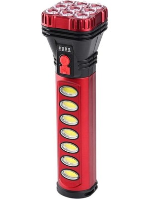Aslanoğlu Store HB-707-2 9+4 Ledli Solar + Şarjlı El Feneri
