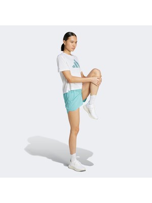 adidas Adi365 Running Essentials Brand Love Kadın Beyaz Koşu T-Shirt.-