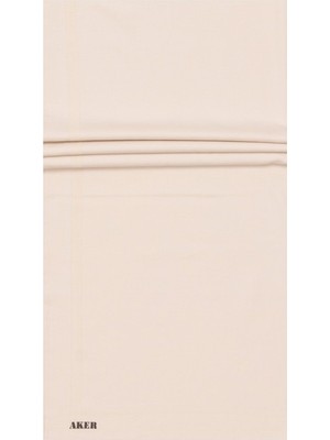 Aker Ekru 70X190 Düz Koton Şal