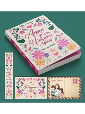 Iyi Ki Varsın Anne Ayraç Kartpostal - Annem ve Ben - Anne Bana Hikayeni Anlat